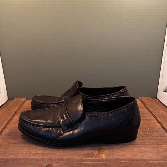 Bostonian Stockbridge Slip On Moc Loafer Dark Brown Size 10 - Picture 4 of 8